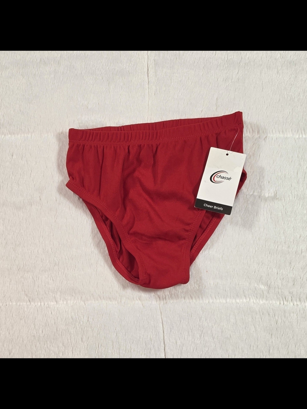 Chassé Kids Red Cheer Briefs – Performance Dance Undergarment(250F-38)